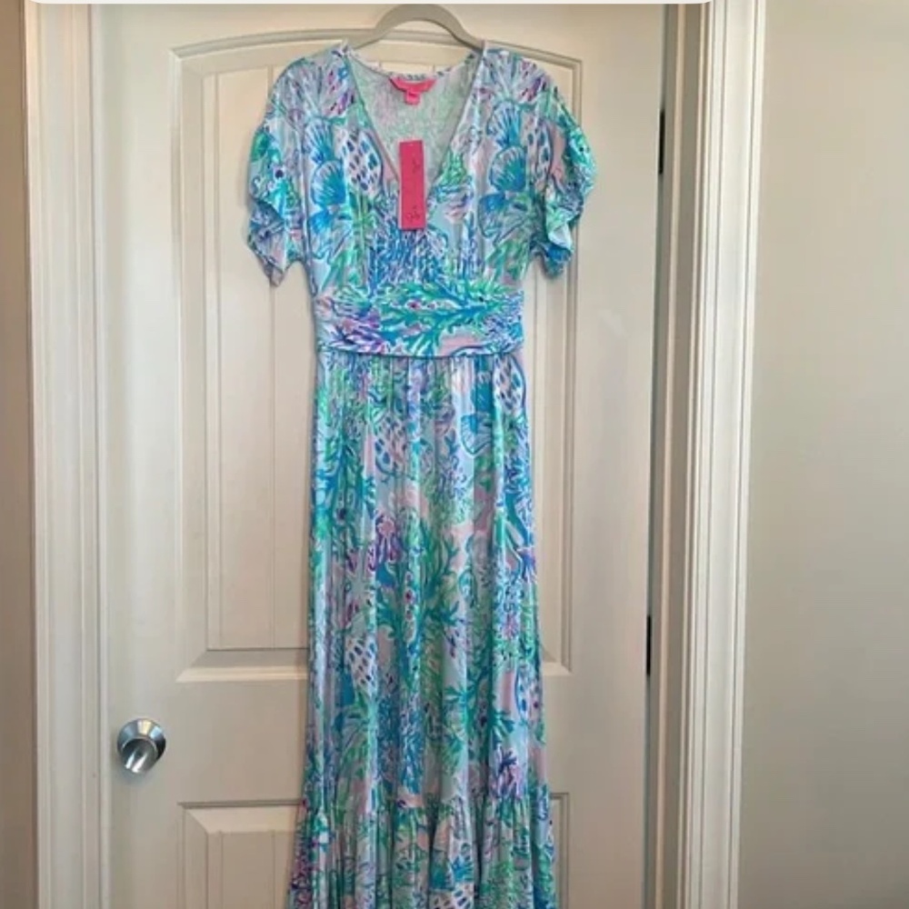 Lilly Pulitzer Jessi midi dress Sz M NWT - Picture 2 of 9